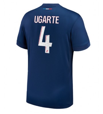 Paris Saint-Germain Manuel Ugarte #4 Hjemmebanetrøje 2024-25 Kort ærmer